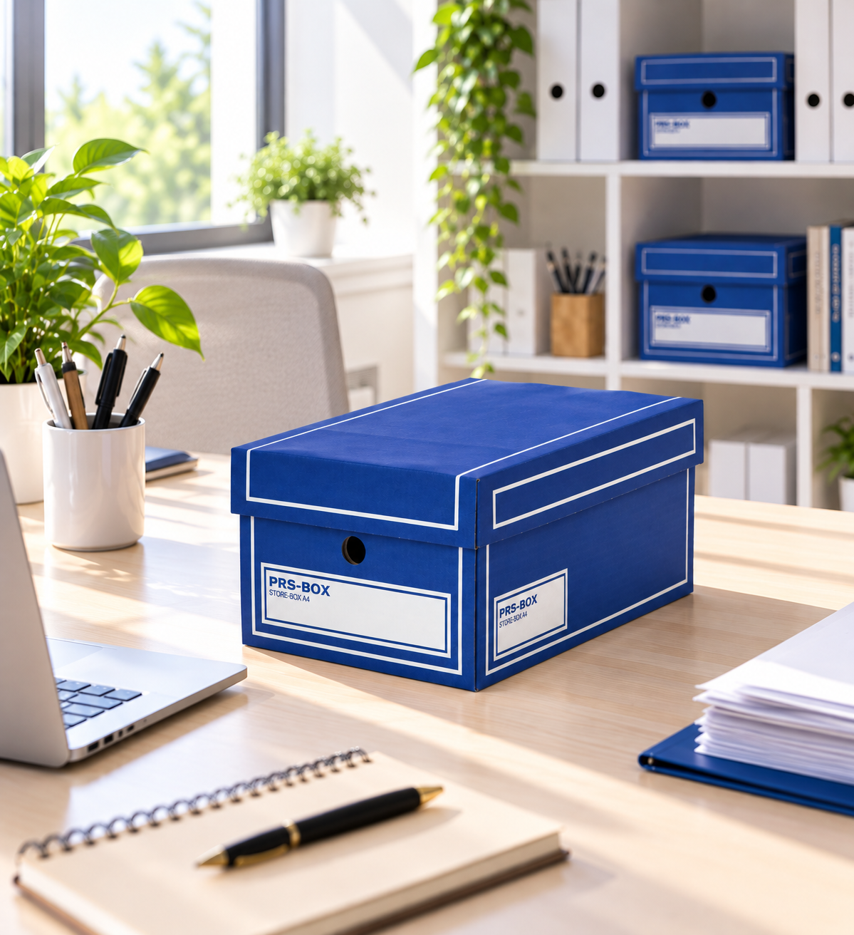 PRS Store-Boxen A4, Blau, 10 Stück