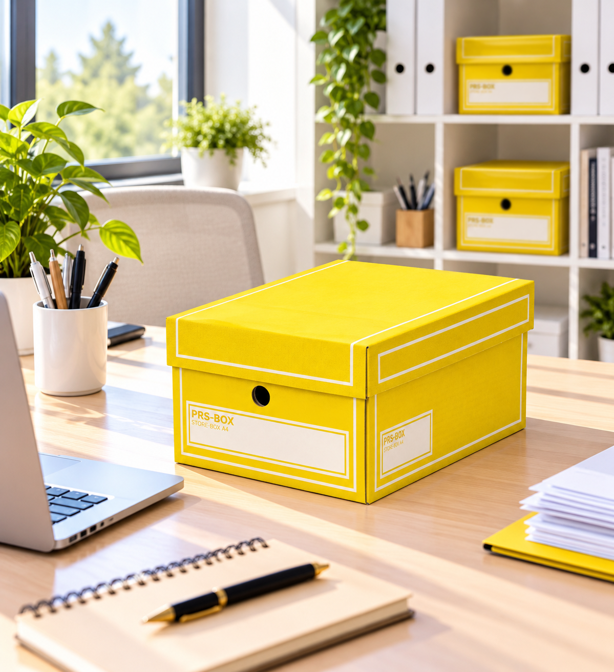 PRS Store-Boxen A4, Gelb, 10 Stück