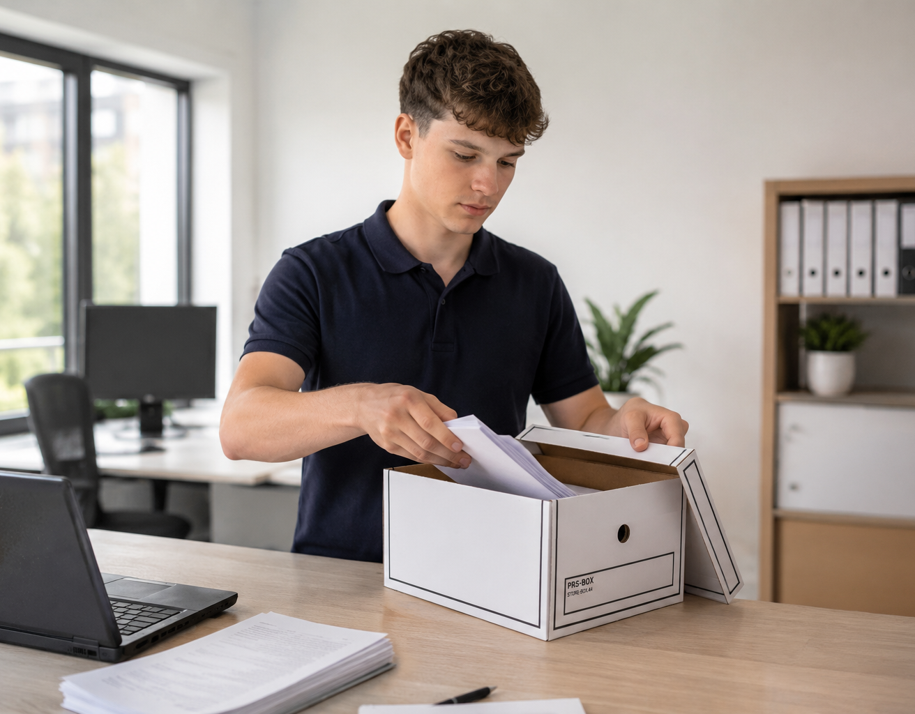 PRS Store-Boxen A4, Weiß, 10 Stück