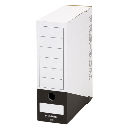 PRS Archivbox A100, Weiß/Schwarz, 100mm, 20 Stück