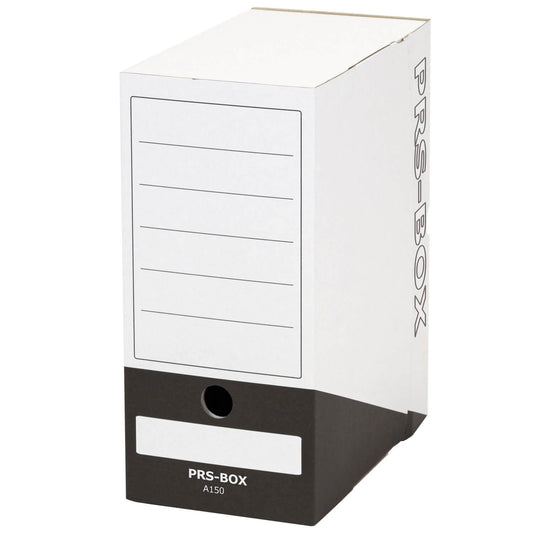 PRS Archivbox A150, Weiß/Schwarz, 150mm, 20 Stück