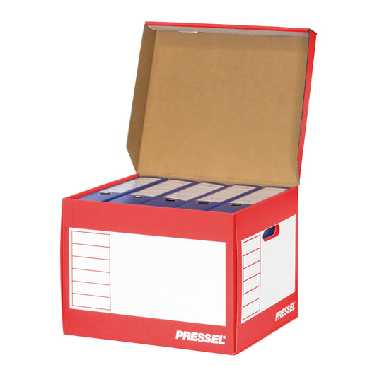 Pressel Deckelbox rot