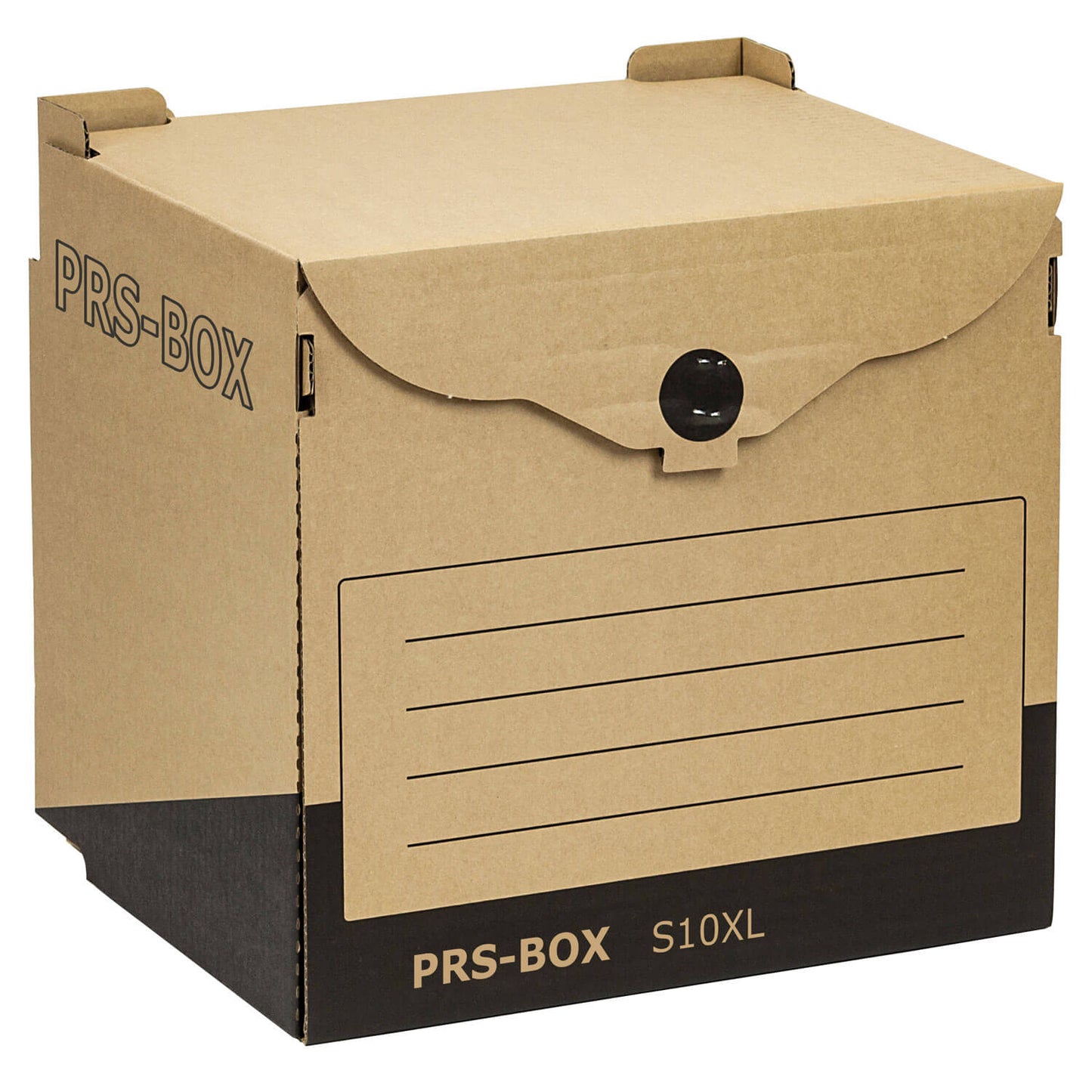 PRS Sammelbehälter S10 XL, Natur/Schwarz, 10 Stück (Vorher PRESSEL)