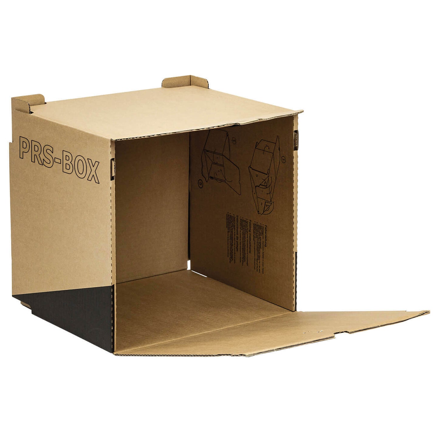 PRS Sammelbehälter S10 XL, Natur/Schwarz, 10 Stück (Vorher PRESSEL)