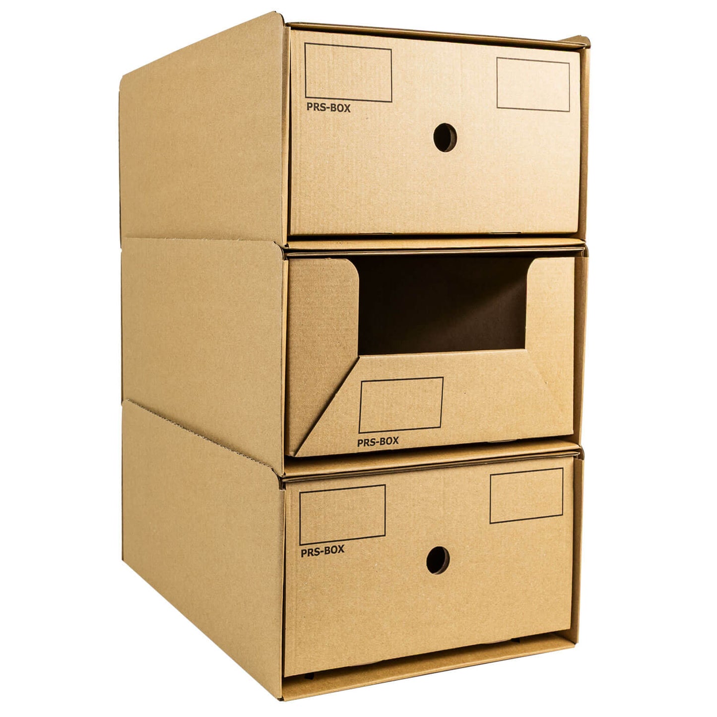 PRS Stapelbox, Natur, für A4, 10 Stück