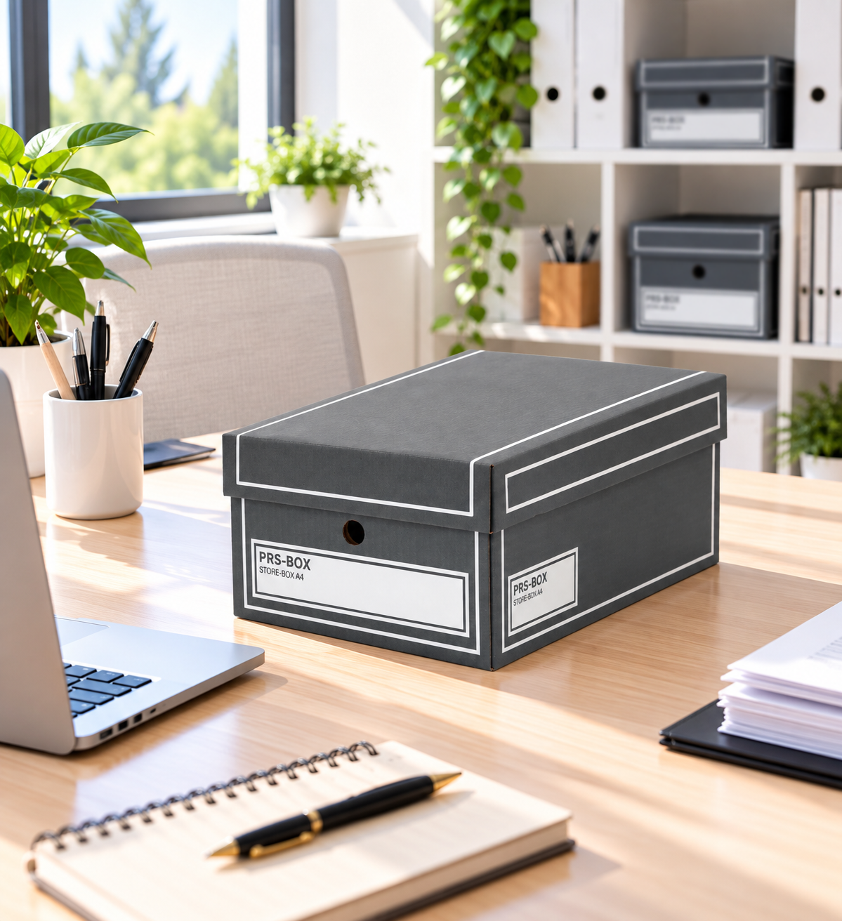 PRS Store-Boxen A4, Anthrazit, 10 Stück
