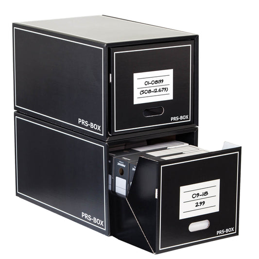 PRS Multiladenbox für Ordner und Archivboxen, Schwarz, 2 Stück