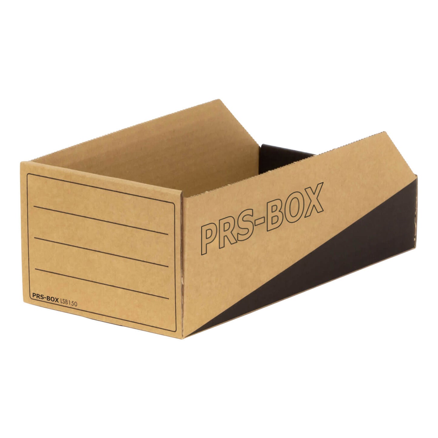 PRS Lagersichtbox LSB150 Natur/Schwarz, 305x150x110mm, 20 Stück