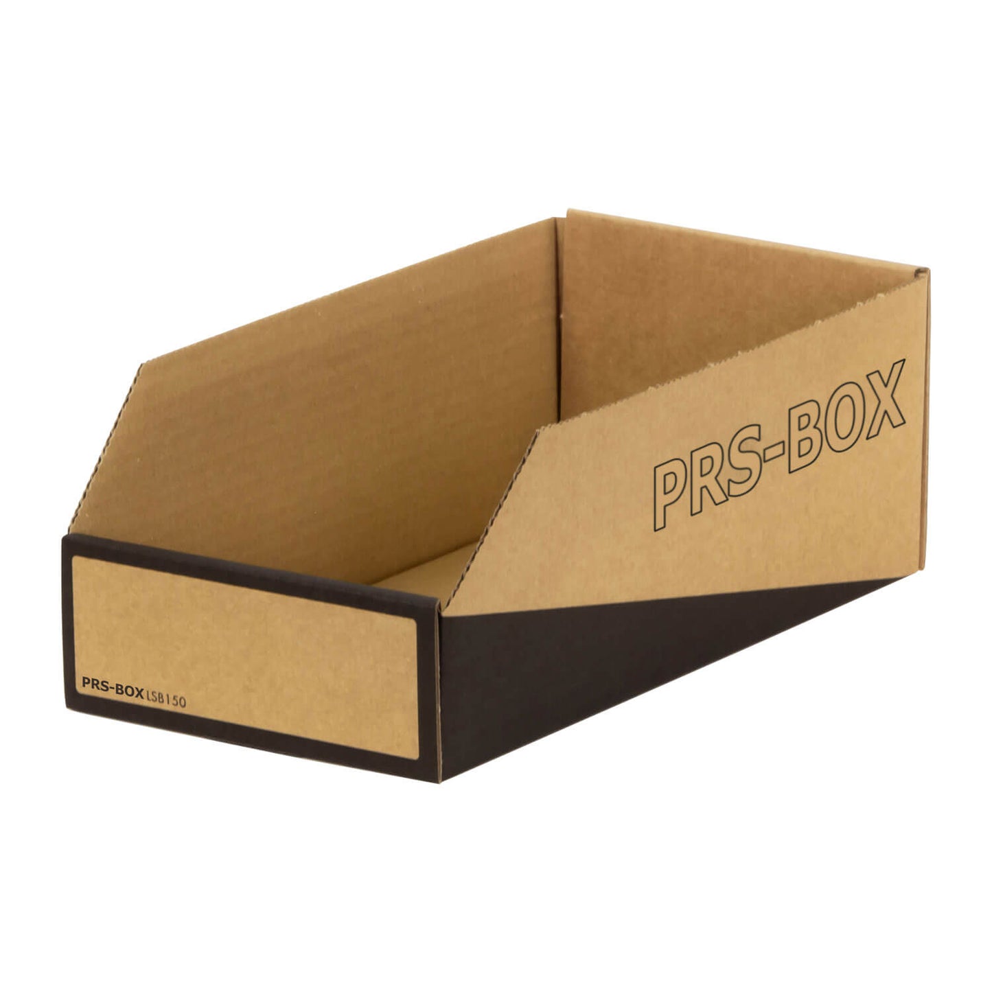 PRS Lagersichtbox LSB150 Natur/Schwarz, 305x150x110mm, 20 Stück