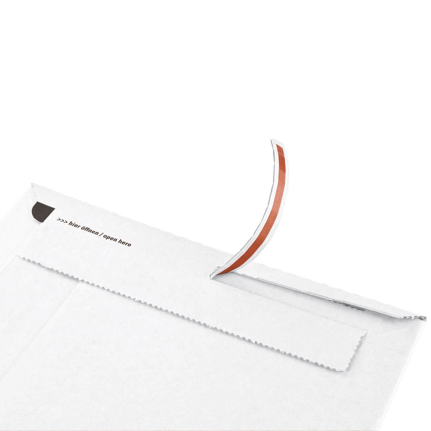 ColomPac extrem starke Versandtasche aus Wellpappe, weiß, 235 x 340 x -35mm, 100 Stück