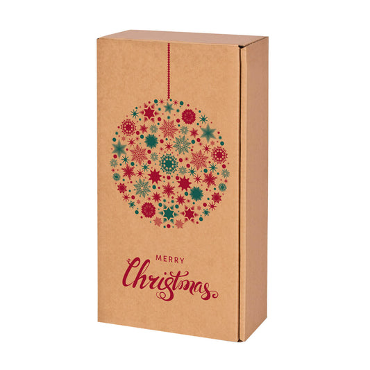 PRS-EP Flaschenklappschachtel für 2 oder 3 Flaschen "Christmas Ball", 25 Stk./Pkg. (Kopie)