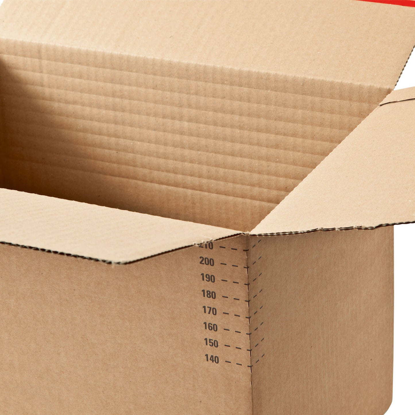 ColomPac höhenvariabler Blitzbodenkarton mit Selbstklebeverschluss und Aufreißfaden, braun, diverse Formate, 10 Stück/Packung